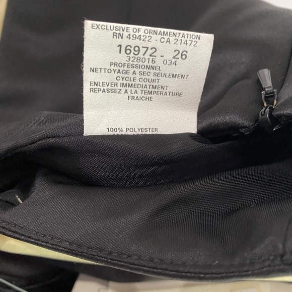 🆕 Dead Stock! VTG SCOTT McCLINTOCK Black and Champagne Strapless Ball Gown 12 - Picture 6 of 14